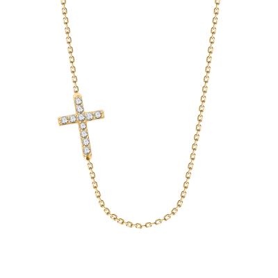Anhänger aus Gelbgold 585 mit Zirkonia