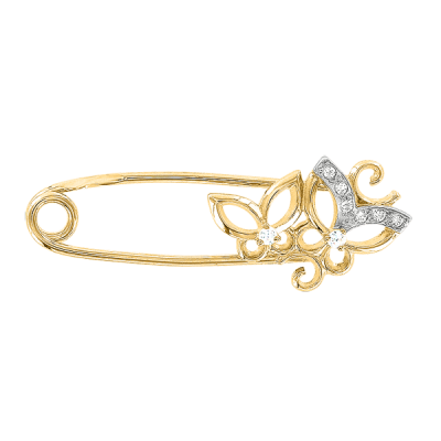 Anhänger aus Gelbgold 585 mit Zirkonia