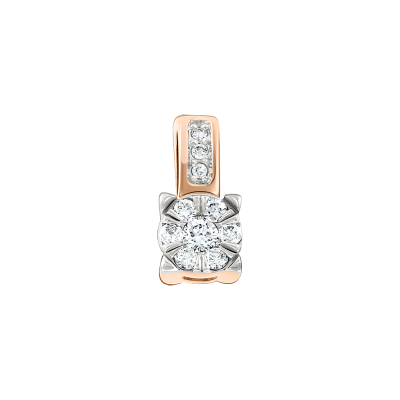 Anhänger aus Rotgold 585 mit Brillant