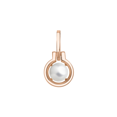 Anhänger aus Rotgold 585 mit Perle