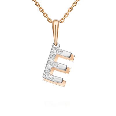 Anhänger aus Rotgold 585 mit Zirkonia