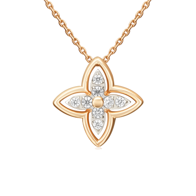 Anhänger aus Rotgold 585 mit Zirkonia