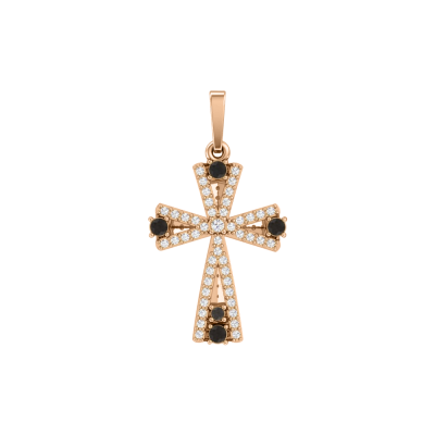 Anhänger aus Rotgold 585 mit Zirkonia