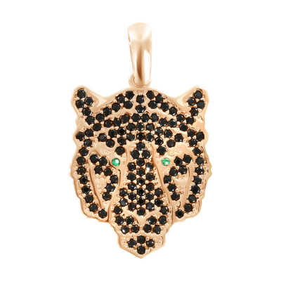 Anhänger aus Rotgold 585 mit Zirkonia