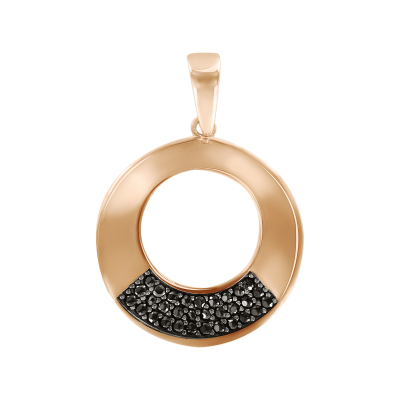 Anhänger aus Rotgold 585 mit Zirkonia