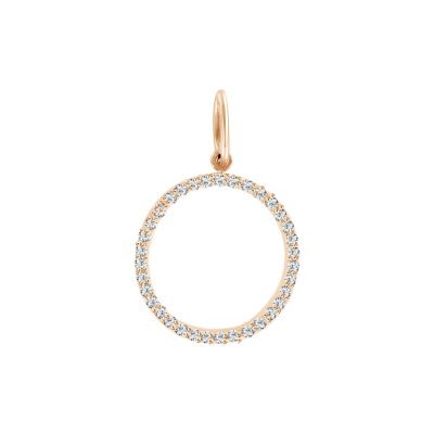 Anhänger aus Rotgold 585 mit Zirkonia