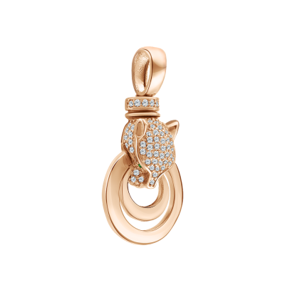 Anhänger aus Rotgold 585 mit Zirkonia