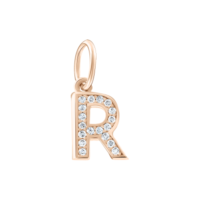 Anhänger aus Rotgold 585 mit Zirkonia