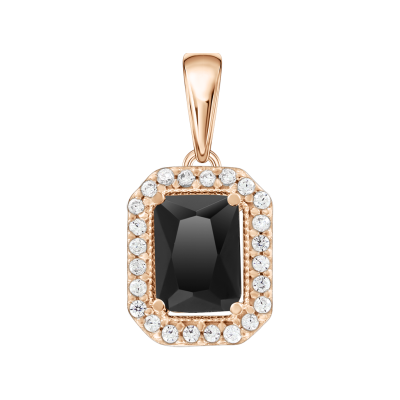 Anhänger aus Rotgold 585 mit Zirkonia