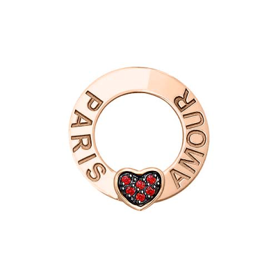 Anhänger aus Rotgold 585 mit Zirkonia