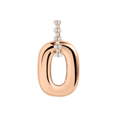 Anhänger aus Rotgold 585 mit Zirkonia