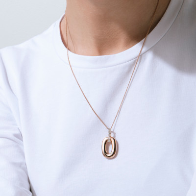 Anhänger aus Rotgold 585 mit Zirkonia