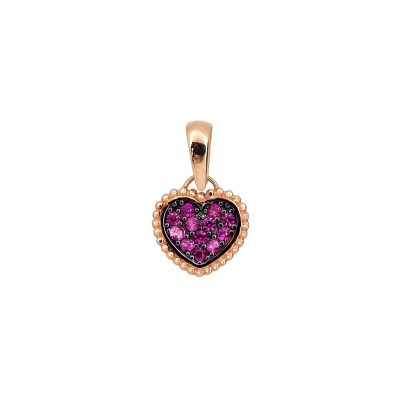 Anhänger aus Rotgold 585 mit Zirkonia