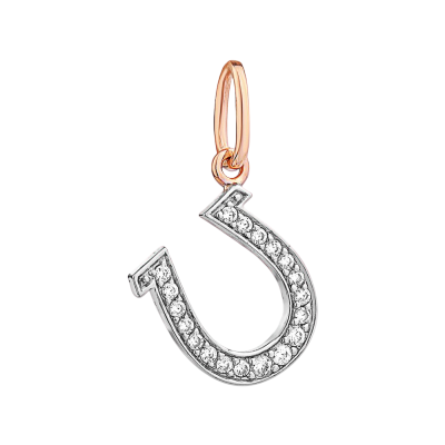Anhänger aus Rotgold 585 mit Zirkonia