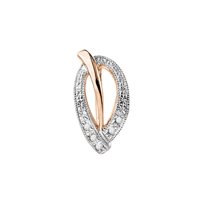 Anhänger aus Rotgold 585 mit Zirkonia
