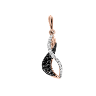 Anhänger aus Rotgold 585 mit Zirkonia
