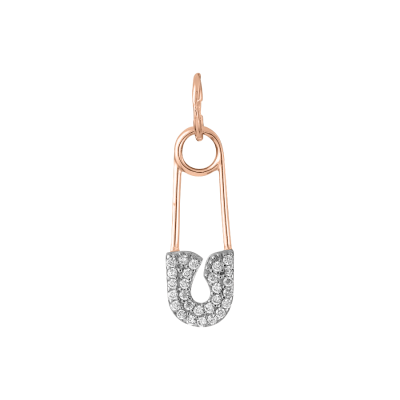 Anhänger aus Rotgold 585 mit Zirkonia
