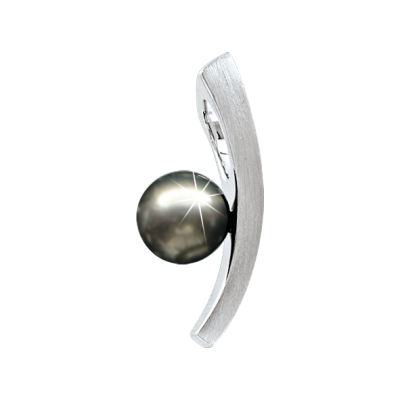 Anhänger aus Silber 925 mit Perle und Zirkonia