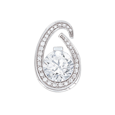 Anhänger aus Silber 925 mit Zirkonia