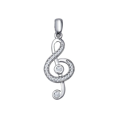 Anhänger aus Silber 925 mit Zirkonia