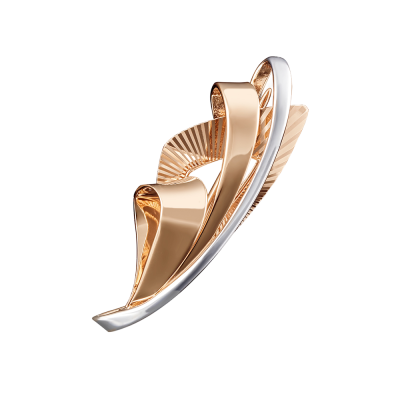Rotgold 585 Brosche