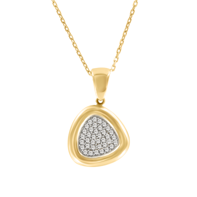 Collier aus Gelbgold 585 mit Zirkonia