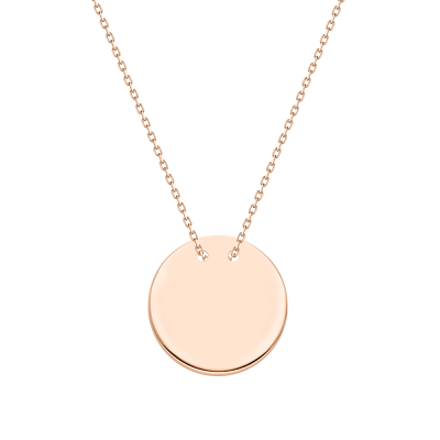 Collier aus Rotgold 585 mit Zirkonia