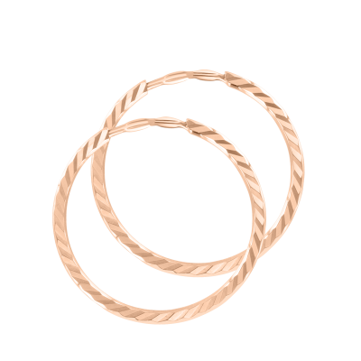 Creolen aus Rotgold 585