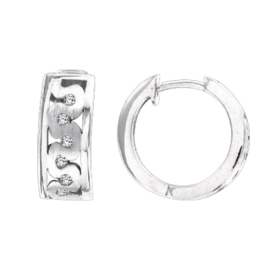 Creolen aus Silber 925 mit Zirkonia