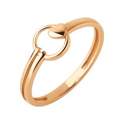 Rotgold 585 Damenring
