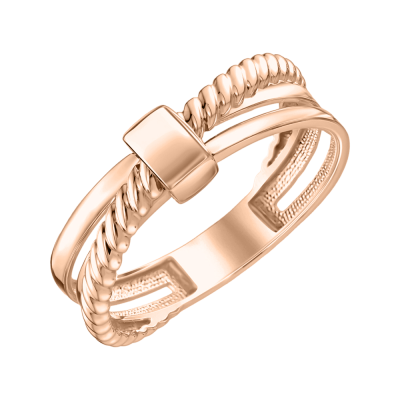 Rotgold 585 Damenring