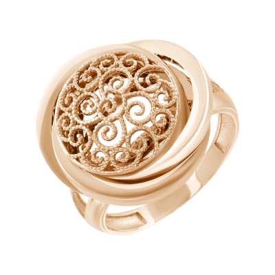Rotgold 585 Damenring