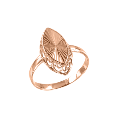 Rotgold 585 Damenring