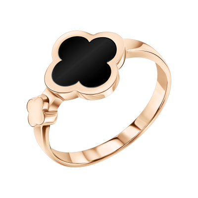 Rotgold 585 Damenring mit Ohne Stein