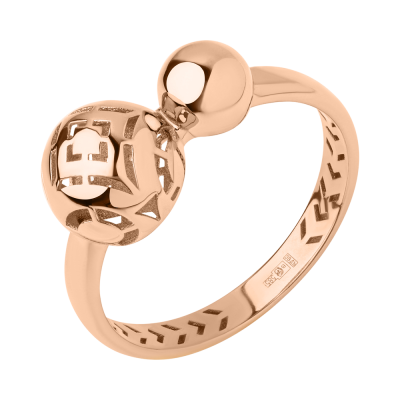 Rotgold 585 Damenring