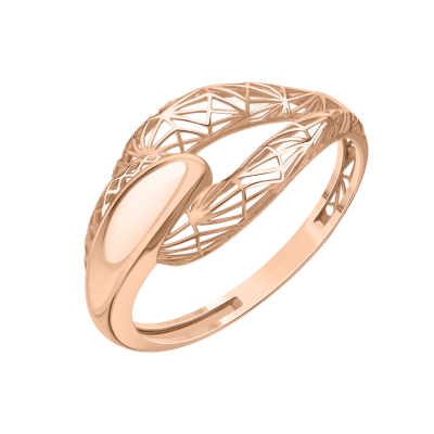 Rotgold 585 Damenring