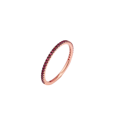 Gianni Lazzaro. Ring mit Rubin