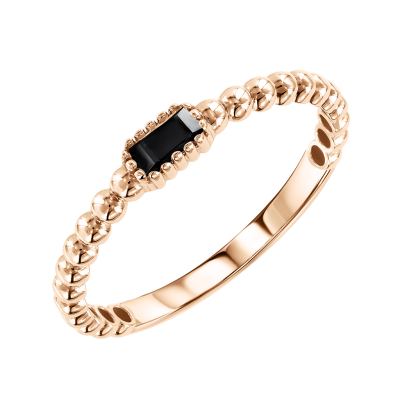 Damenring aus Rotgold 585 mit Zirkonia