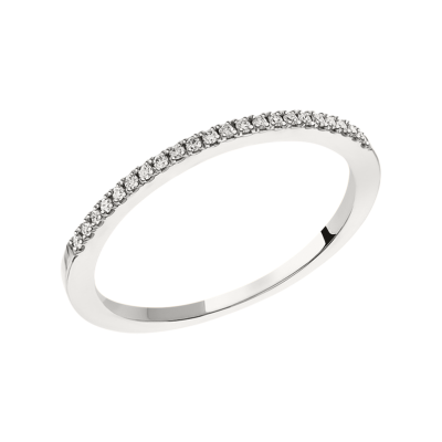 Damenring aus Weißgold 585 mit Brillant