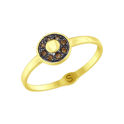 Damenring aus Weißgold 585 mit Zirkonia
