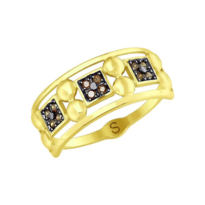 Damenring aus Weißgold 585 mit Zirkonia