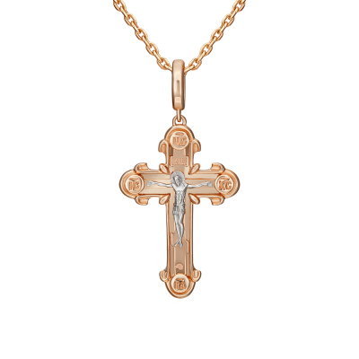 Goldkreuz aus Rotgold 585
