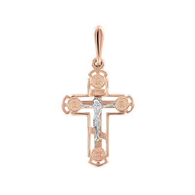 Goldkreuz aus Rotgold 585