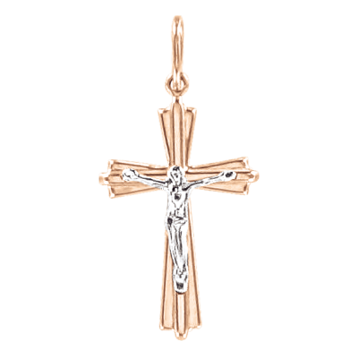 Goldkreuz aus Rotgold 585