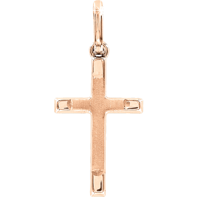 Goldkreuz aus Rotgold 585