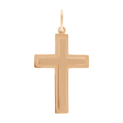 Goldkreuz aus Rotgold 585