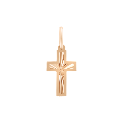 Goldkreuz aus Rotgold 585