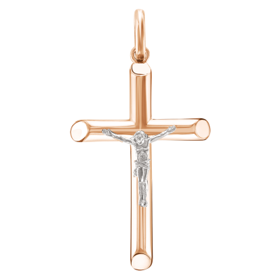 Goldkreuz aus Rotgold 585