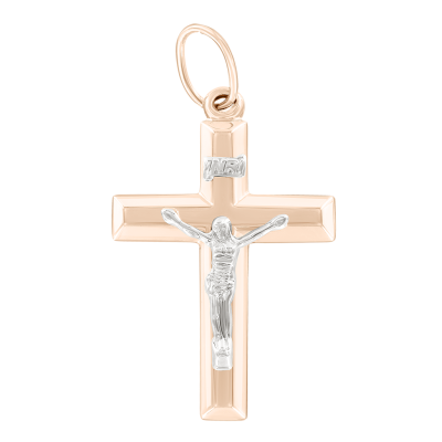 Goldkreuz aus Rotgold 585