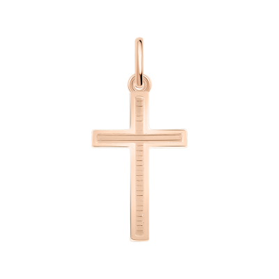 Goldkreuz aus Rotgold 585